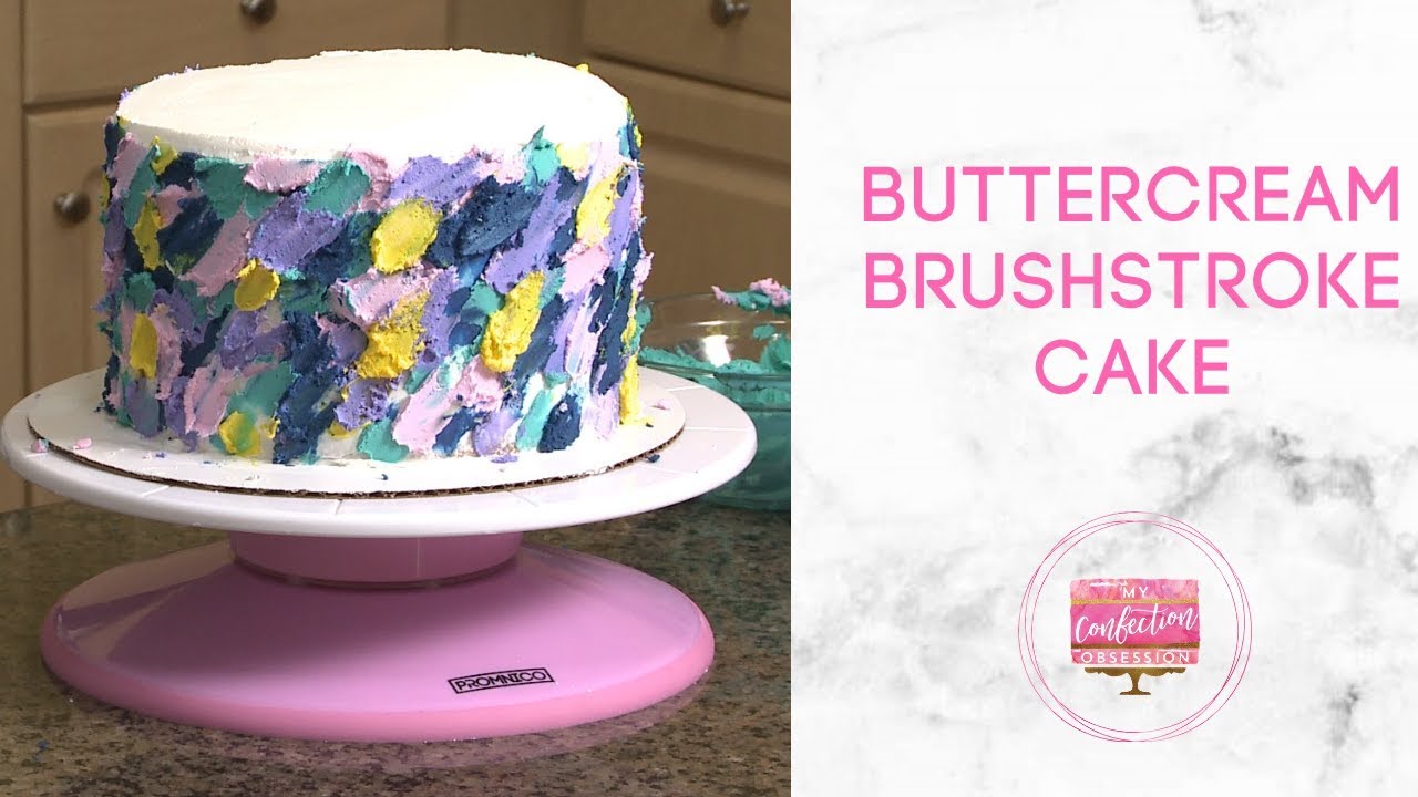 Brushstroke Cake, How To Make It