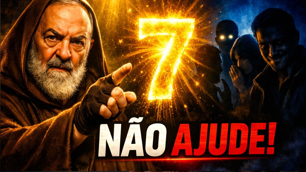 ALERTA ESPIRITUAL: 7 TIPOS DE PESSOAS QUE VOCÊ NÃO DEVE AJUDAR   PADRE PIO!