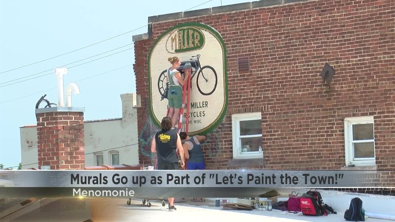 Murals going up in Menomonie as part of first 'Let's Paint the Town