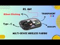 Best Budget Wireless Mouse under 500rs || Portronics Toad 5 🔥 With *RGB + *Transparent DESIGN