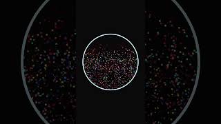 Pixel Rainbow Glitch... Hypnotic Geometric Physics Collapse #satisfying #visualeffects #physics