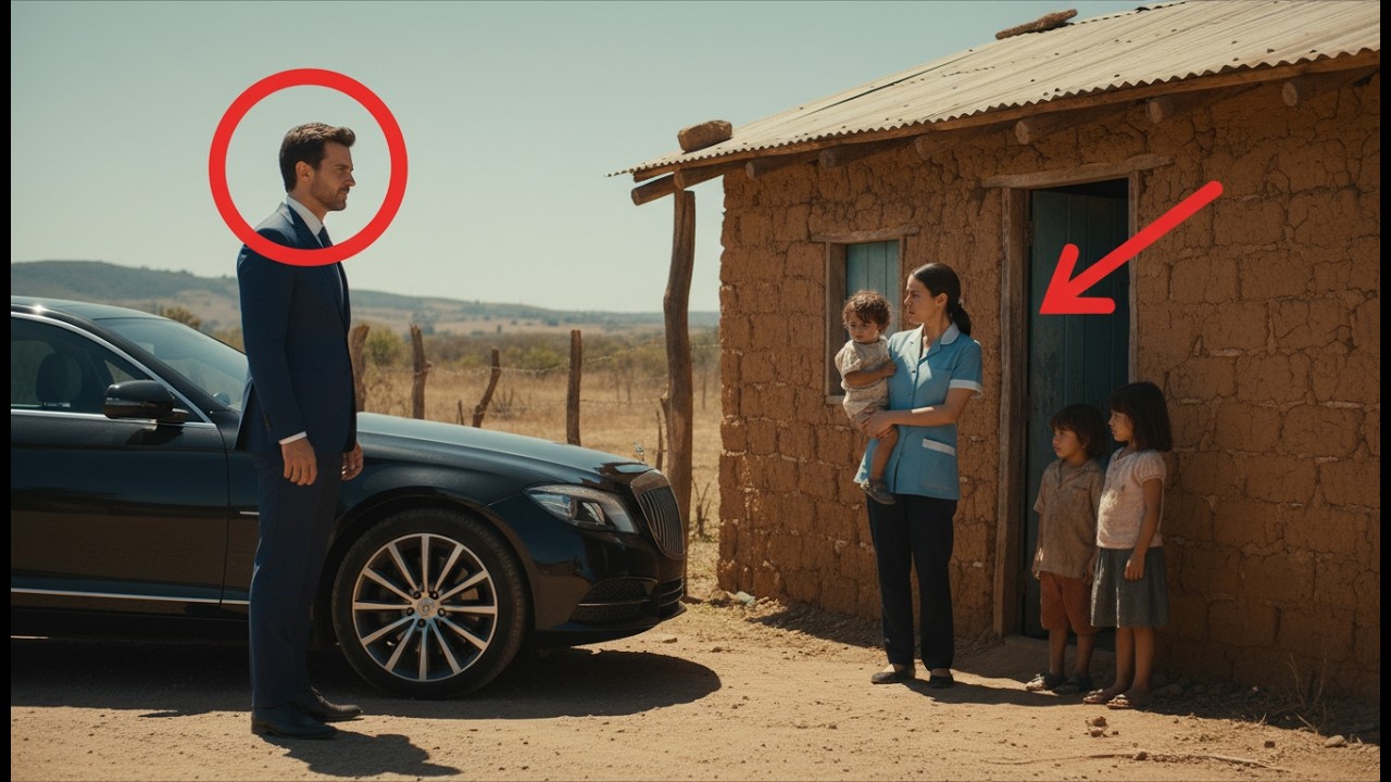 MILIONÁRIO SEGUE A BABÁ ATÉ UMA CASA EM RUÍNAS… A VERDADE POR TRÁS DAS CRIANÇAS O CHOCA