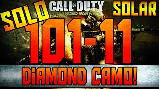 AW: SOLO 100+ Kills w/ "DIAMOND CAMO" on Solar (Non-Lethals) - Call of Duty: Advanced Warfare