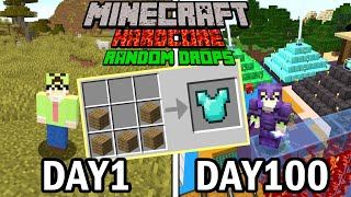 I Survived 100 Days in Hardcore Minecraft in a World with ALL RANDOM WORLD... Here's What Happened