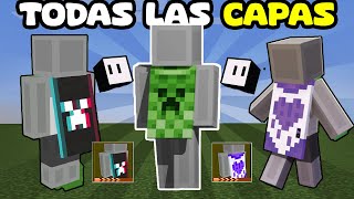 COMO CONSEGUIR TODAS LAS CAPAS DE MINECRAFT CAPA TIKTOK, TWITCH, 15 ANIVERSARIO Minecraft pe y java