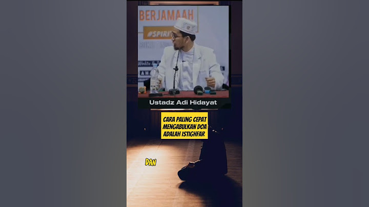 Masya Allah! Ternyata Ini Cara Cepat Mengabulkan Doa | Ustadz Adi Hidayat