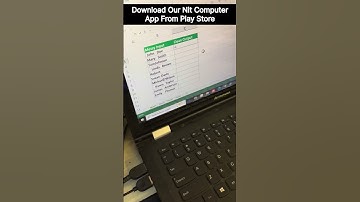 Excel Me Unwanted Space Ko Kaise Khatam Kare | #nitcomputer #computer #shortvideo #youtubeshorts