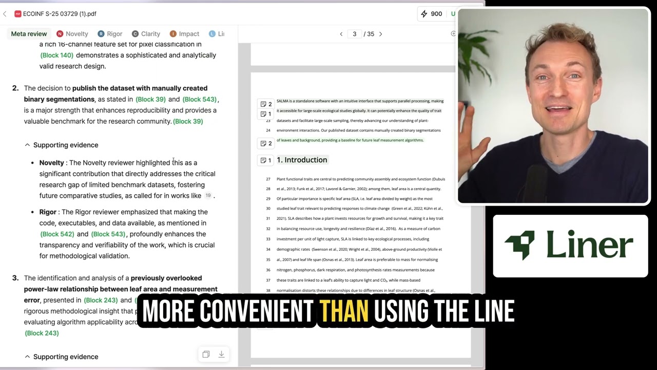 How to peer review your manuscript with Liner's AI Agents
