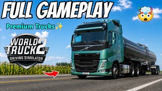 World Truck Driving Simulator 2 Gameplay🎉 Premium Trucks First Look🔥🤯 screenshot 1