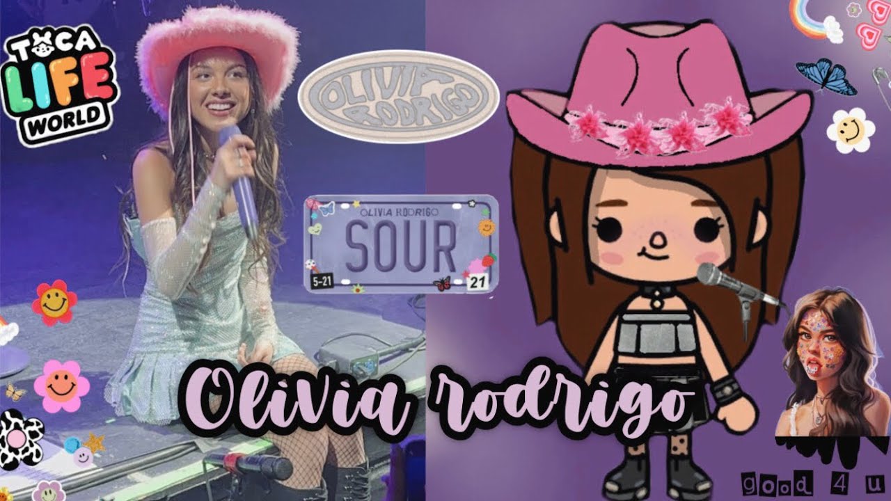 Olivia rodrigo in toca life world💜🎤toca boca YouTube