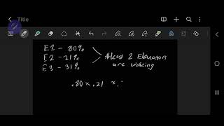 PoM Exam 1 Missed Problem Explanation Problem 3(Reliability)