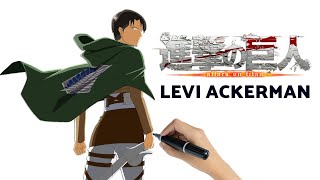 Drawing Levi Ackerman: The Epic of the Attack on Titan Hero