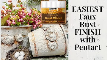 Pentrt Rust Effects /Create FAUX RUST FINISH