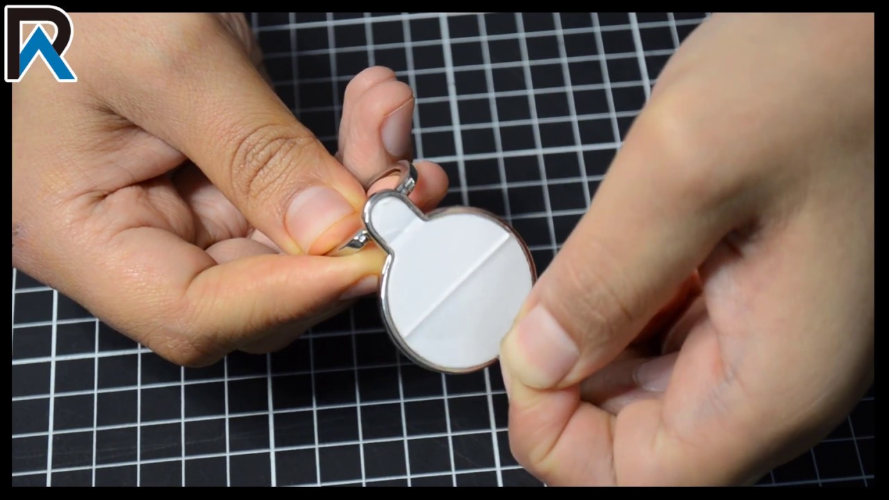 Como sublimar un sujetador para celular Pop socket - YouTube