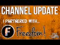 Channel update  i partnered w freedom subscribers i need your help to grow  a schedule