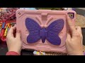 WESADN for iPad 9th Generation Case 8th 7th Gen 10.2 inch with Screen Protector/Butterfly Kickstand