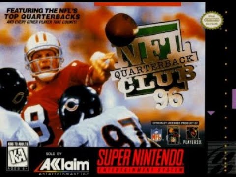 NFL Quarterback Club  96 (Super Nintendo) - Tampa Bay Buccaneers at New England Patriots