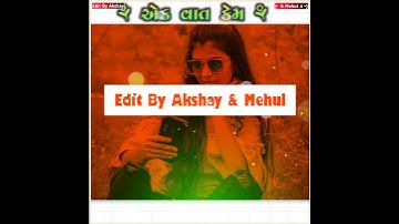 Vidur rakhva Nex ‼️ timli status WhatsApp status 2021‼️Edit By Akshay & Mehul.‼️