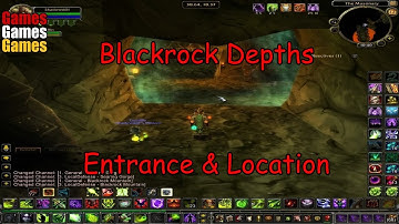 Blackrock Depths Entrance & Location World of Warcraft Original Dungeons