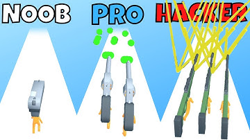 NOOB vs PRO vs HACKER in Gun Head Run