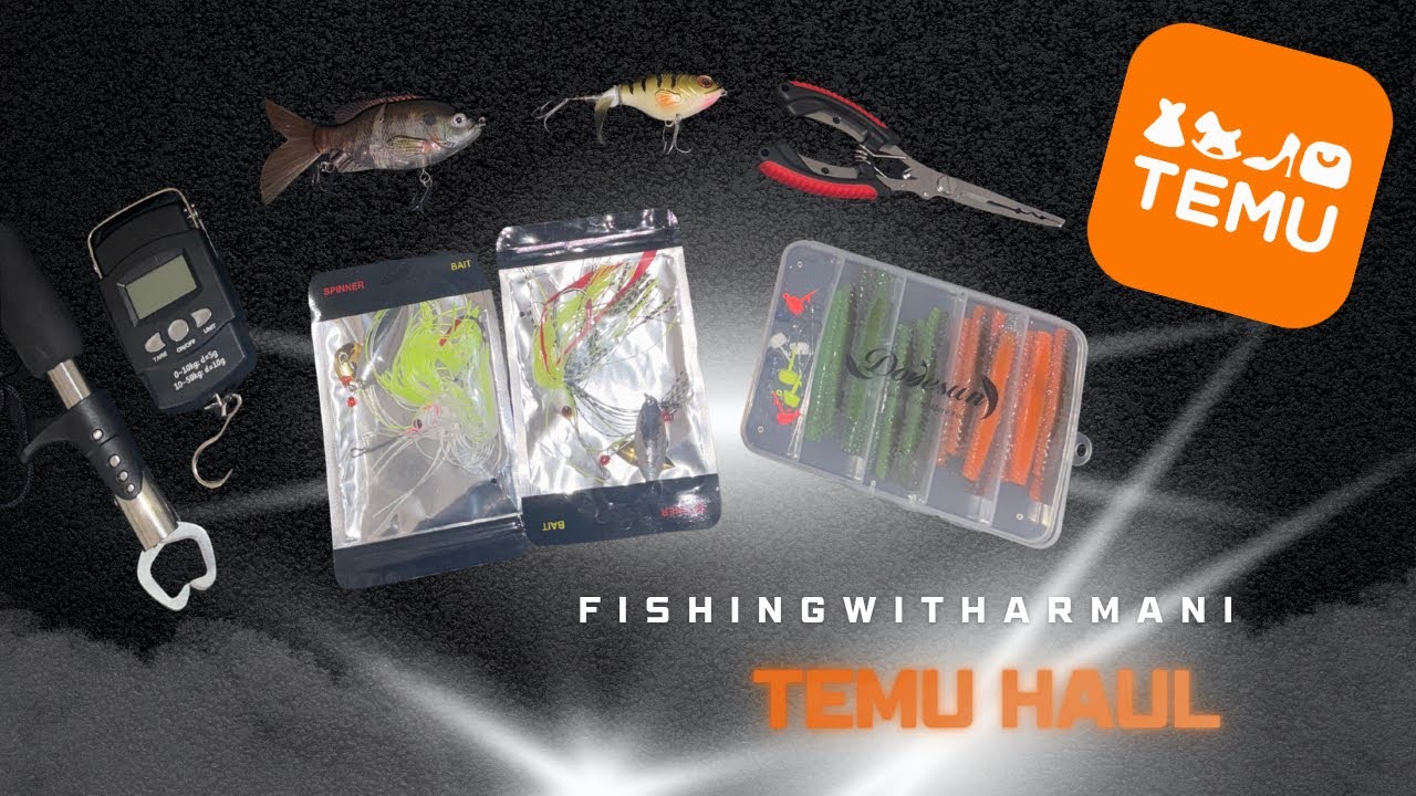 FISHING TEMU HAUL !!! - YouTube