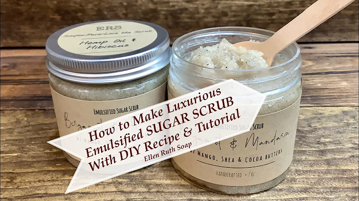 How to Make Moisturizing Emulsified SUGAR SCRUB Bo...