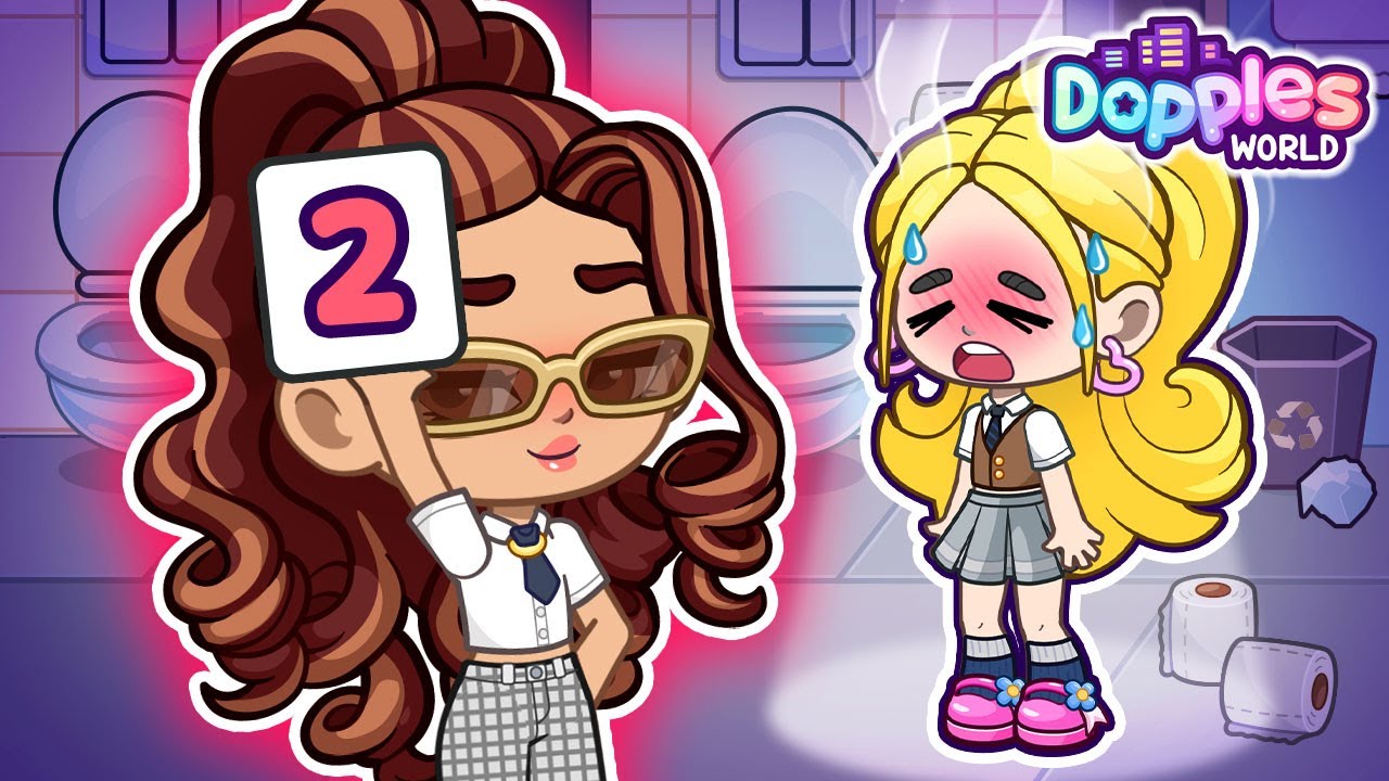 Secret Talent Show 👀🎶… In the Dopples School Bathroom 🚽😱