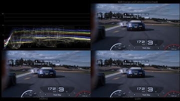 Gran Turismo 2023 UHD BD  Dolby Vision vs HDR10 vs 1080p BD SDR 100nits
