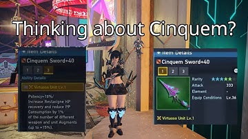 Pso2 Retem First look at Cinquem