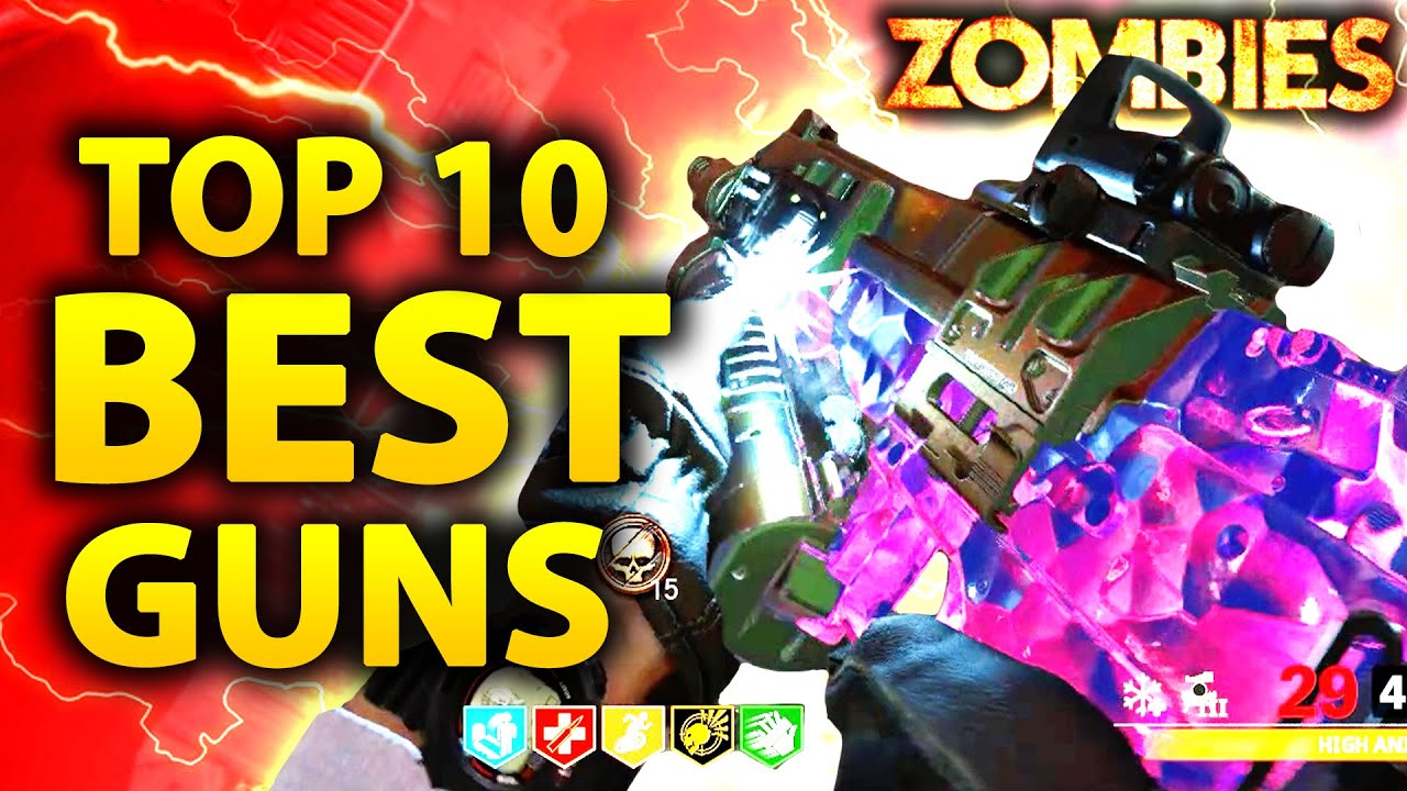 TOP 10 BEST PACK A PUNCHED GUNS IN COLD WAR ZOMBIES (OP Weapons