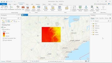 Working with Raster Data using R-ArcGIS Bridge