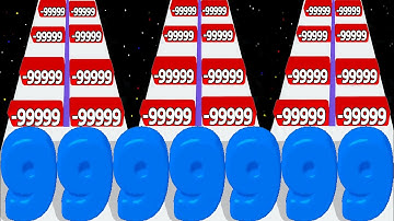 📌Number Master - (Number Run 3D)⭐⭐⭐⭐⭐ - Tiktok Games VIDEO Satisfying & Relaxing Max Level 3999