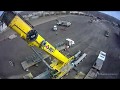 Timelapse Assembling Crane for Tower Demolition