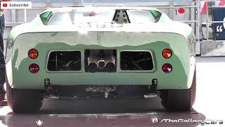 EXHAUST SOUND FORD GT40  Original car of 60s