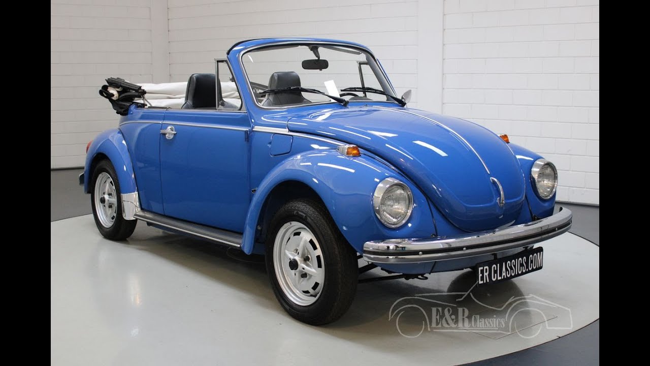 Volkswagen Beetle 1303LS convertible top condition 1973 -VIDEO- www. ERclassics.com 