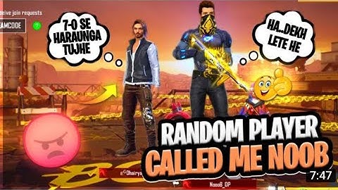 Random Players Call Me Noob!!😡🤬 !!1v1 Challenge Clashqued custom !! Gaming Asif