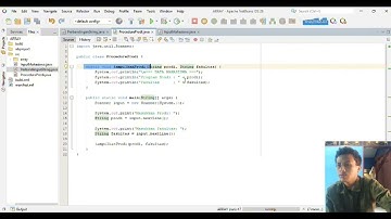 Penjelasan program Tugas 3 Matakuliah "PEMROGRAMAN JAVA"