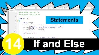 C Tutorial #14 - If and Else Statements Net Worth