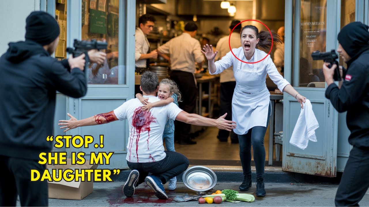 Single Dad Took Three Bullets Saving the Chef’s Daughter — Kidnappers Stormed the Restaurant…