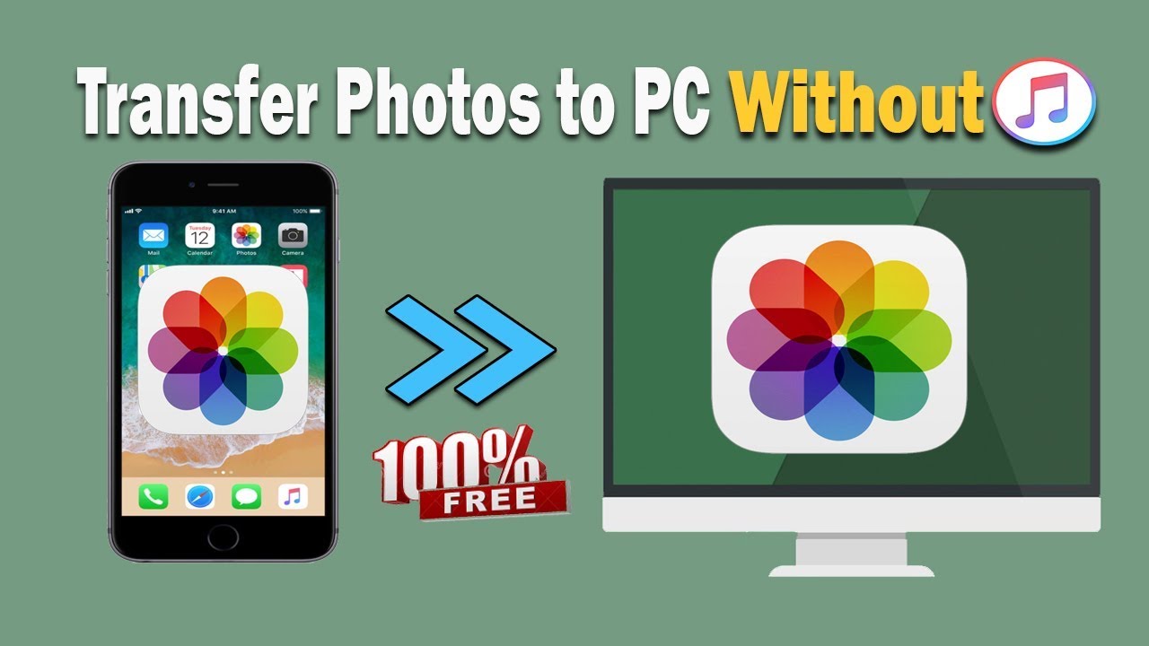 how to transfer photos from iphone to pc windows 10