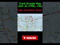 HTML CSS ও JavaScript দিয়ে Google Map তৈরি #googlemap #webdevelopment #javascript #html #css #coding