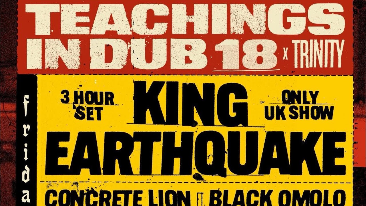 King Earthquake meets Teachings in Dub @Trinity Centre, 28.11.2025, part 1