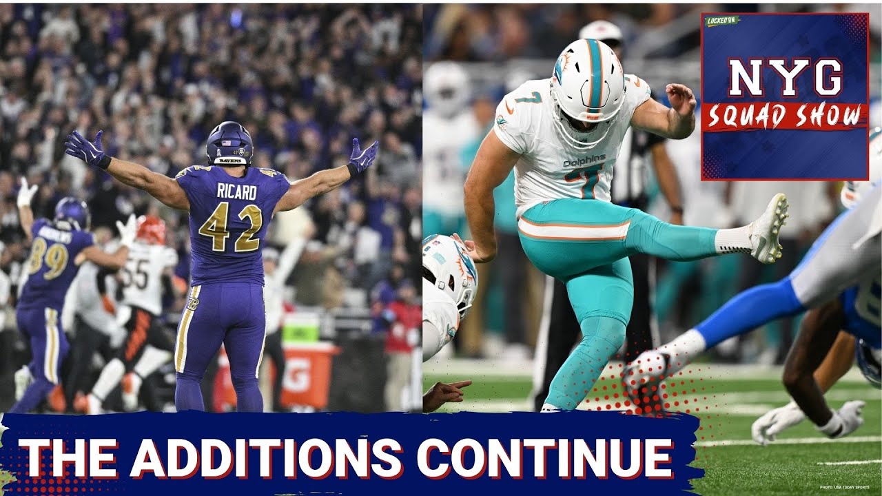 GIANTS SQUAD SHOW: Free Agency Moves! Evan Neal Back, Patrick Ricard Signed | What’s Next?