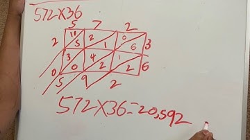 Lattice Multiplication by 3 digits times 2 digits