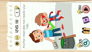 Brain Test Level 132 || Another Miserable Man Needs Your Help