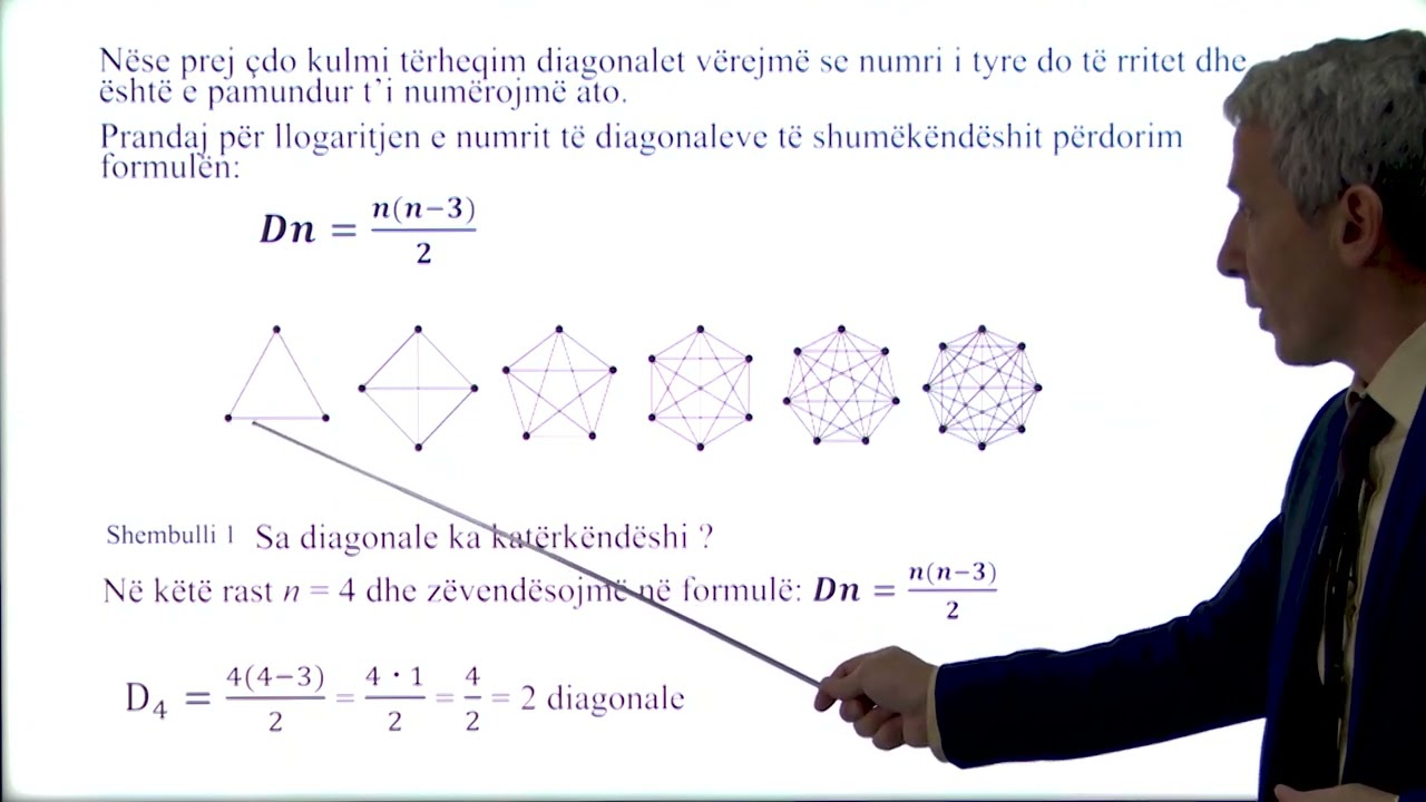 7 02 098 - Java 25 - Matematikë -  Diagonalet e shumëkëndëshit