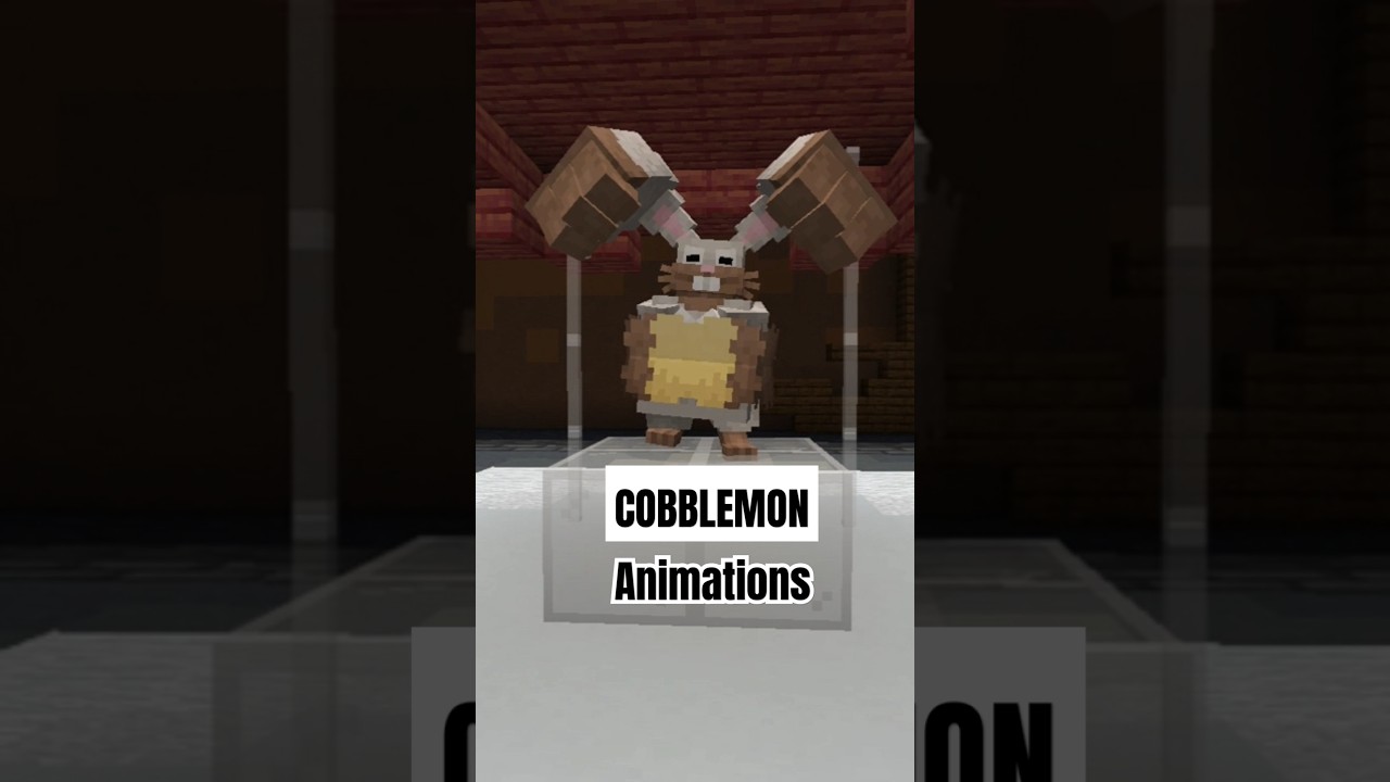 Diggersby Animations:Cobblemon Minecraft Pokemon