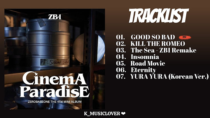 ZEROBASEONE (제로베이스원) - 4th MINI ALBUM [CinemA ParadisE]