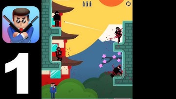 Mr Bullet - Gameplay Walkthrough  Part-1 , Chapter 1-5 (iOS, Android)