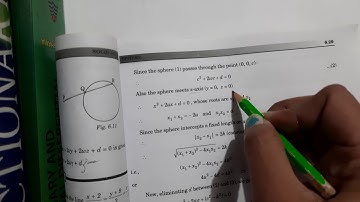 B.Sc./B.A.I || Solid geometry || Ex-6.5